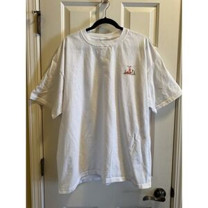 Beware Moose Droppings Funny T Sz 2x White Short Sleeve Duck Co Tee